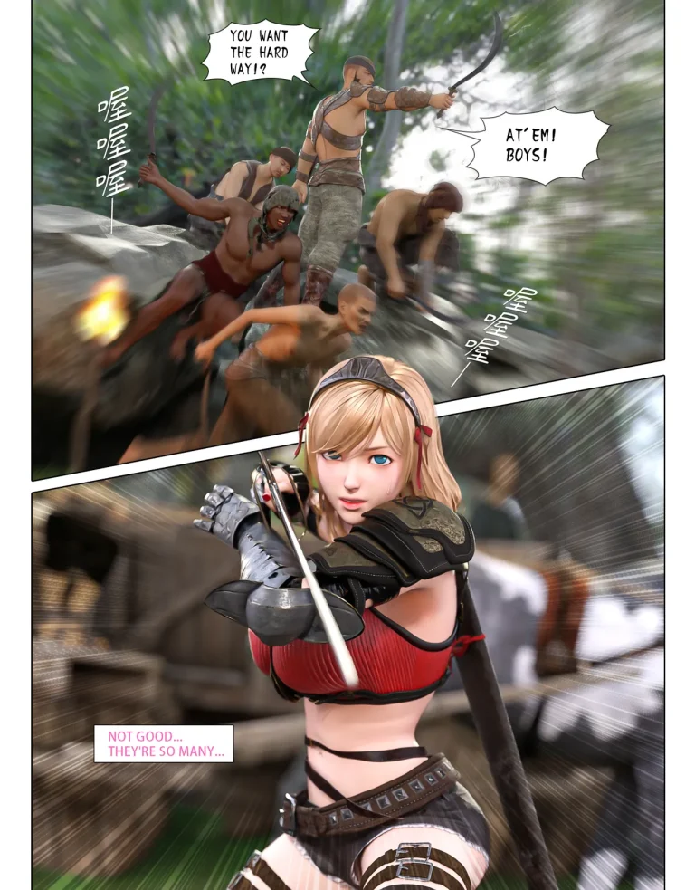 The Rose Fall Into Darkness porn comic picture 18