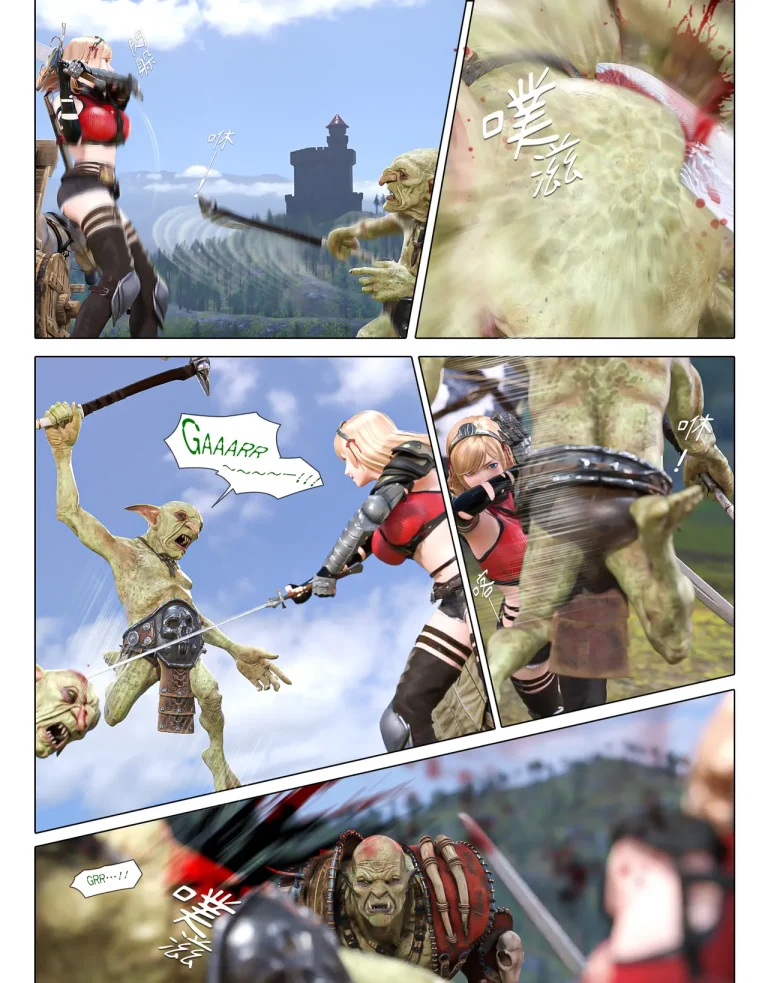 The Rose Fall Into Darkness porn comic picture 5