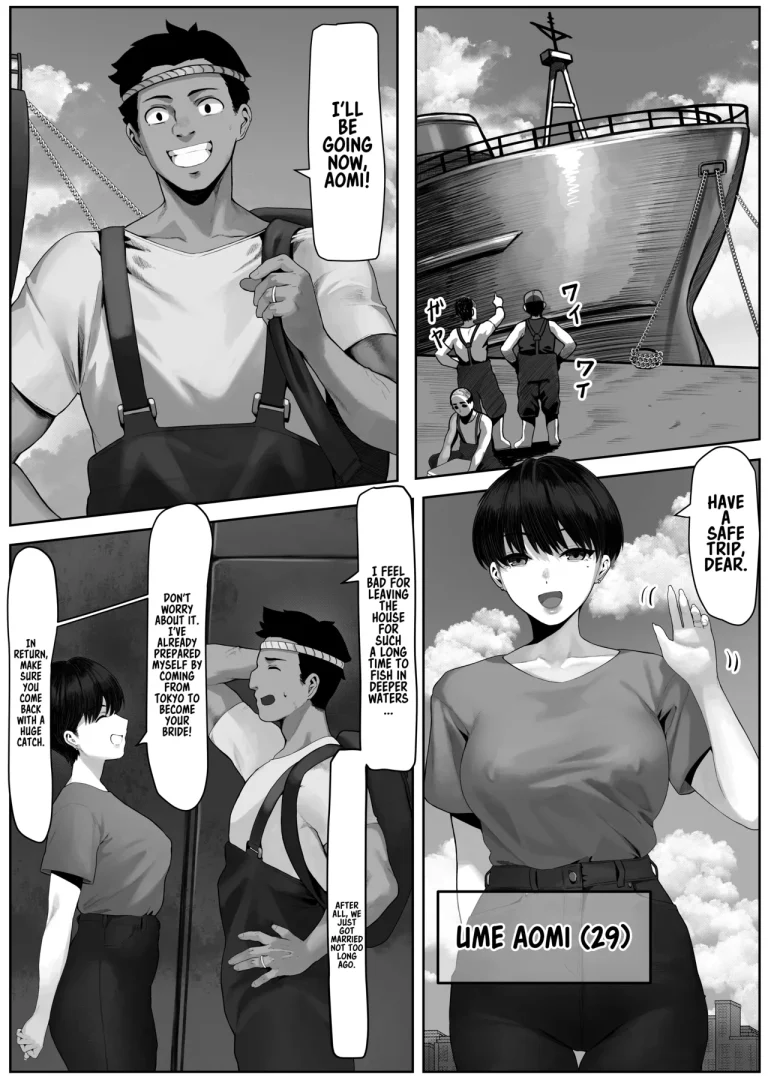 The Secret Affairs of the Fishing Village Wives | Ryoushi Machi no Hitozuma Jijou porn comic picture 2