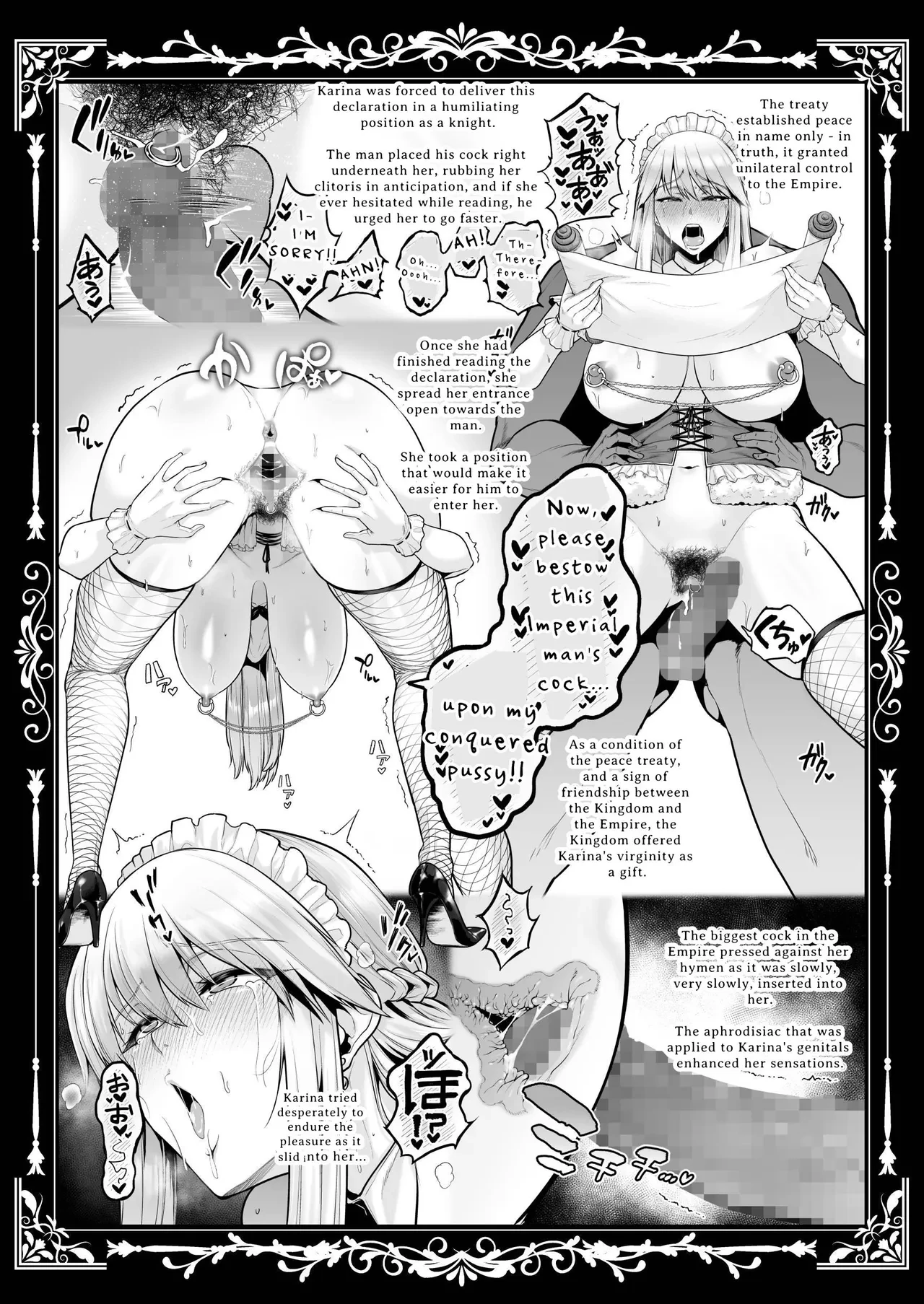 The Servile Sluts of National Disgrace ~Fallen kingdom~ | Kokujoku no Merei -Fallen kingdom- porn comic picture 45