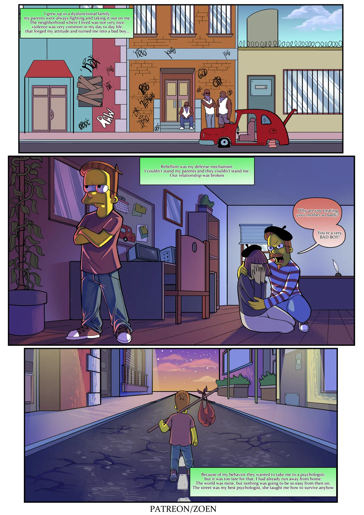 The Simpsons "Bad Boy" (Ongoing) porn comic picture 3