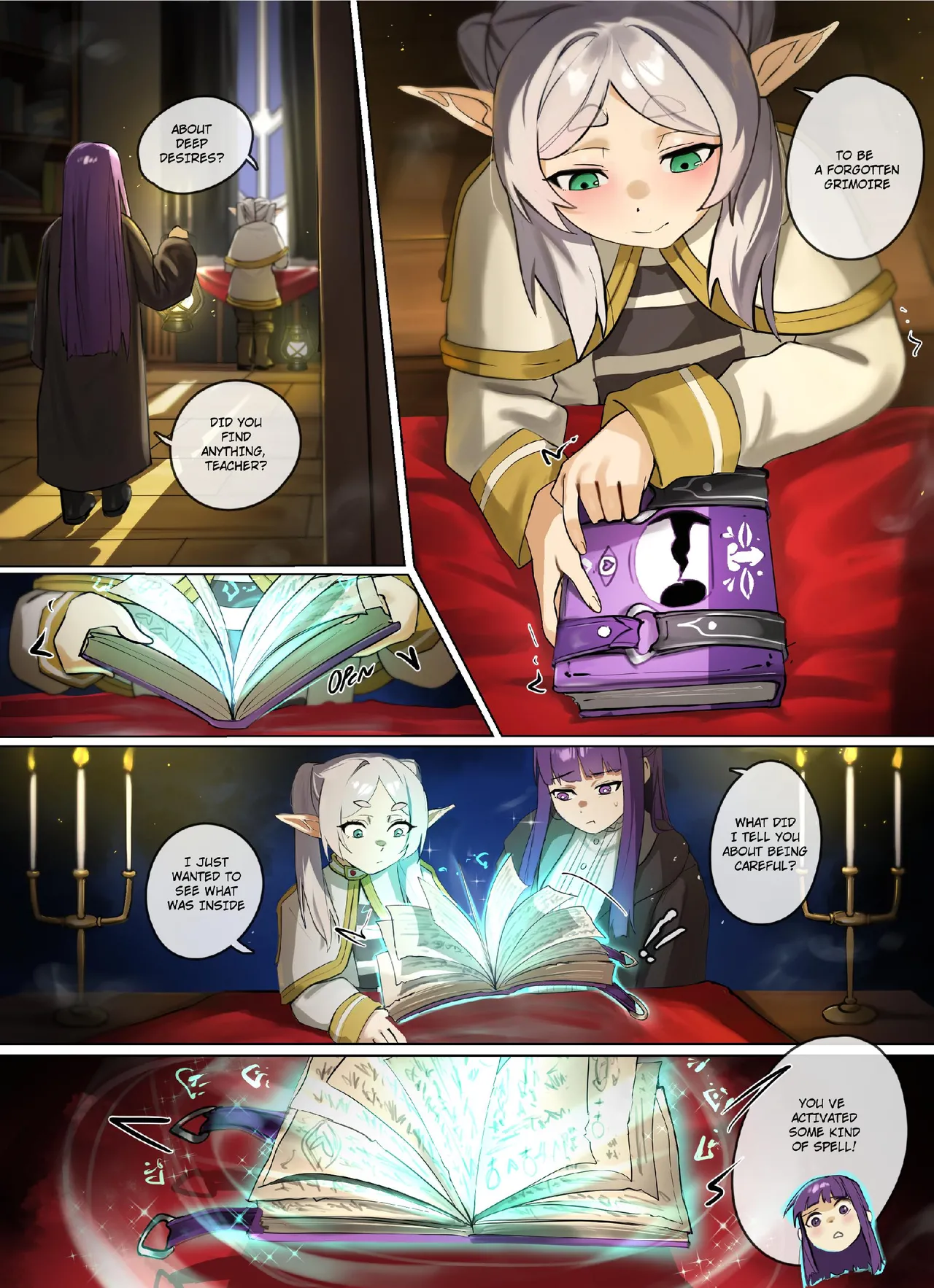 The Spell that made us come together porn comic picture 4