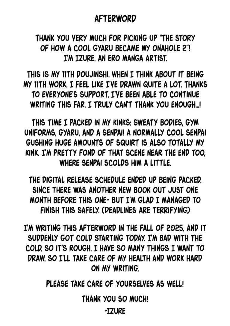 The Story of How a Cool Gyaru Became My Onahole 2 | Cool na Gal ga Onaho ni Natte Kureru Hanashi 2 porn comic picture 66