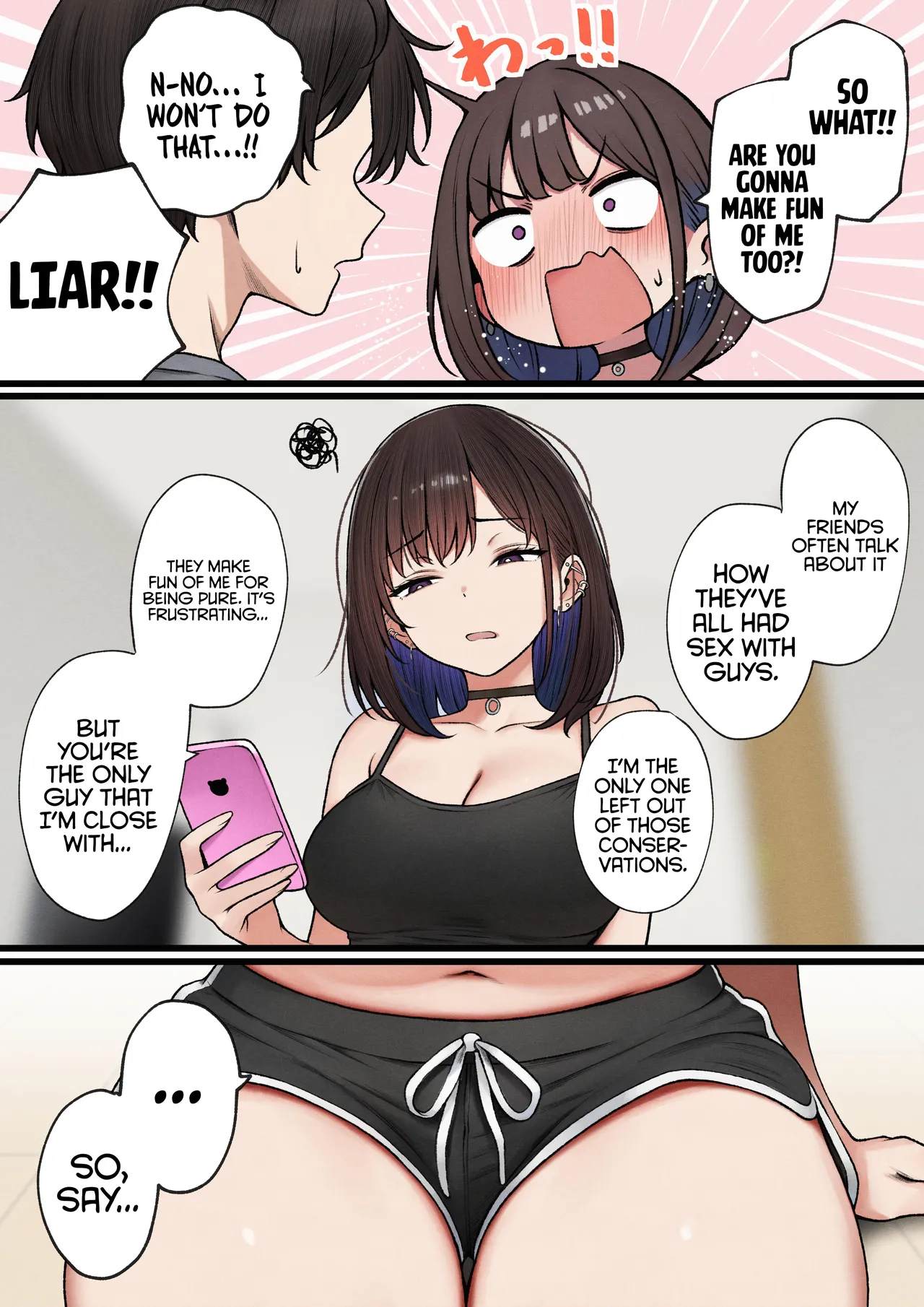 The story of how my bedroom became my gyaru childhood friend's fuck-room | Boku no Heya ga Osananajimi Gal no Yaribeya ni Natta Hanashi porn comic picture 11