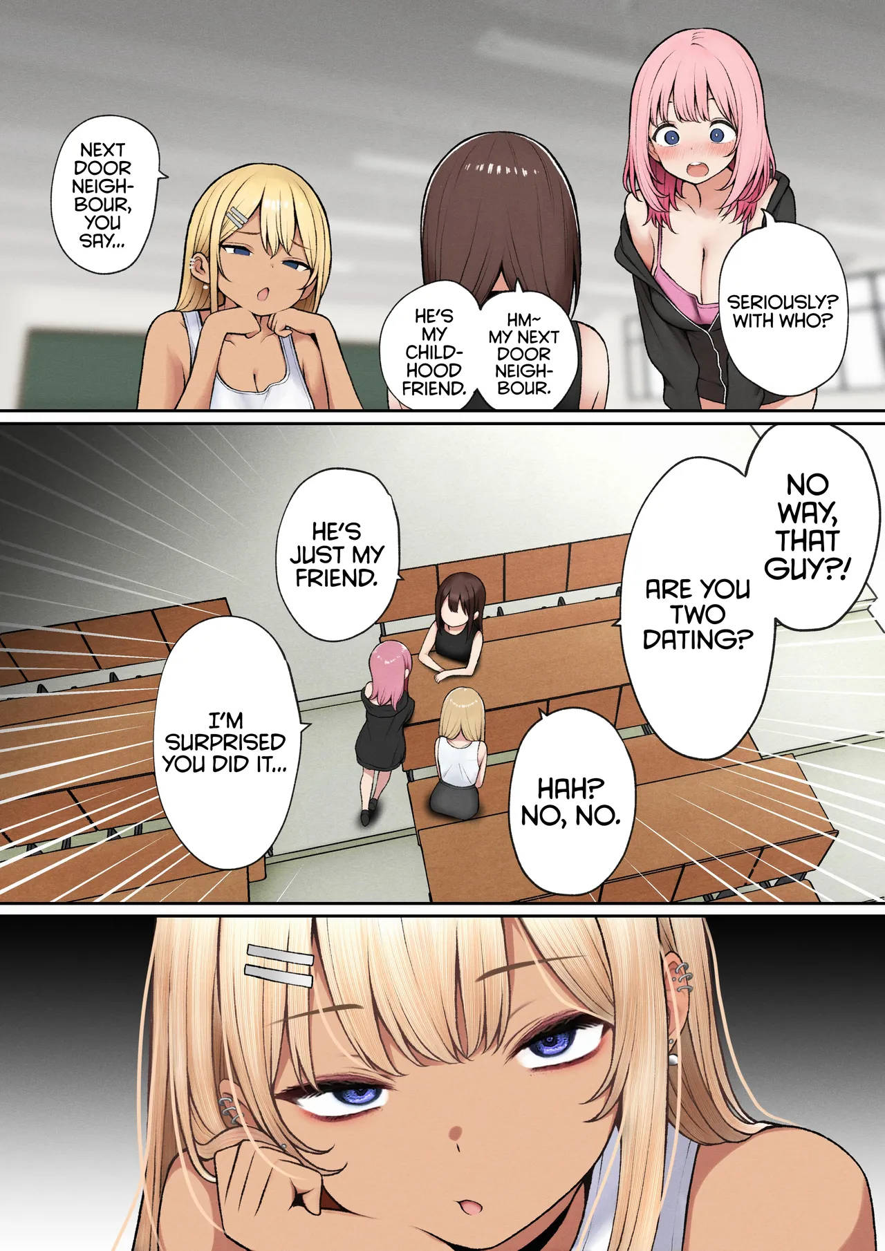 The story of how my bedroom became my gyaru childhood friend's fuck-room | Boku no Heya ga Osananajimi Gal no Yaribeya ni Natta Hanashi porn comic picture 41