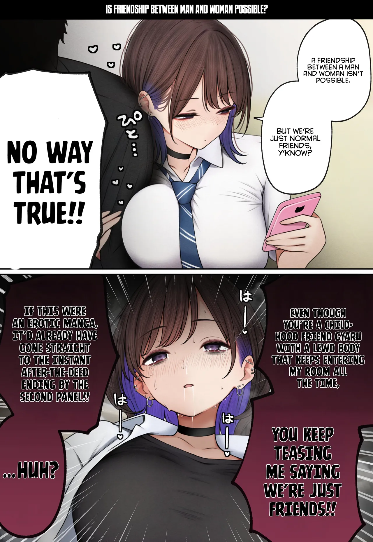 The story of how my bedroom became my gyaru childhood friend's fuck-room | Boku no Heya ga Osananajimi Gal no Yaribeya ni Natta Hanashi porn comic picture 74