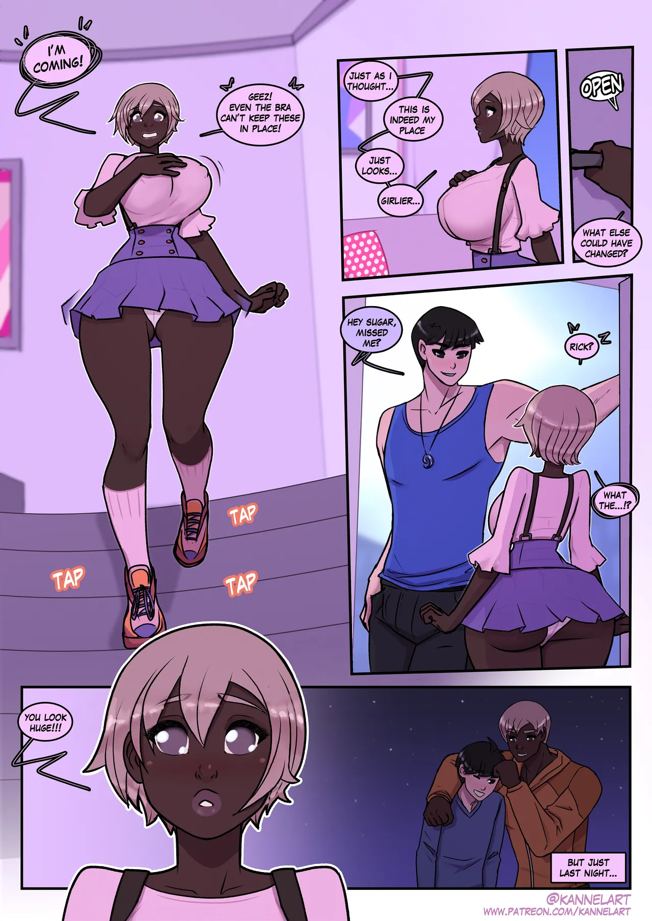 The Wish That Turned Me Into My Best Friend's Girlfriend porn comic picture 8