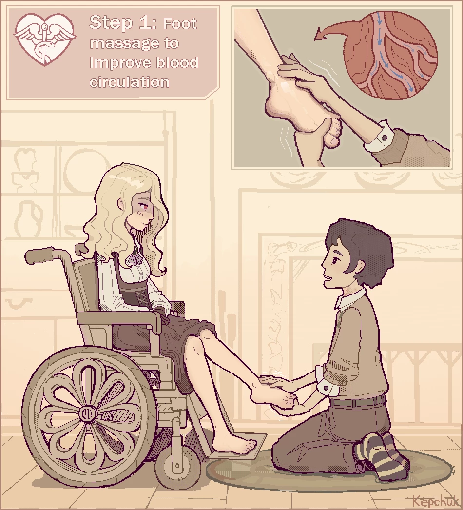 Therapeutical care porn comic picture 2