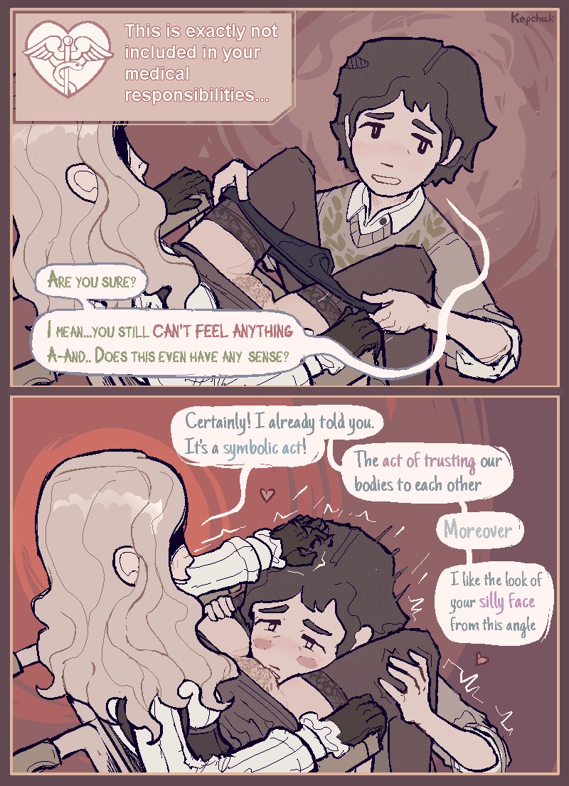 Therapeutical care porn comic picture 6