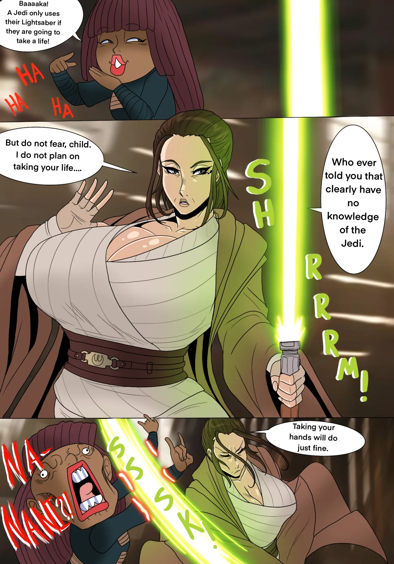 Thicc Master Indara porn comic picture 1