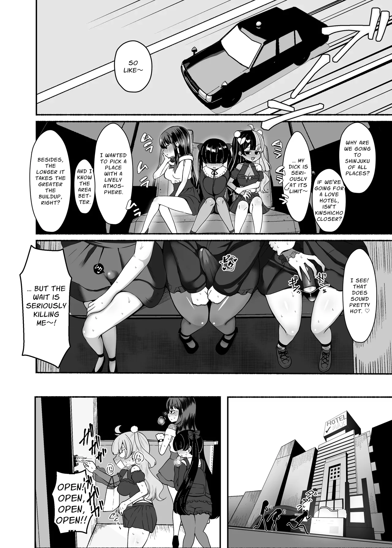 Three Dick Girls Jerked Off To Their Summer Comiket Loot, Fucked, And Then Did It Again | Ochinpo Joshi 3-nin, NatsuComi Senrihin Yominagara Nuite Hamete Mata Nuita porn comic picture 9