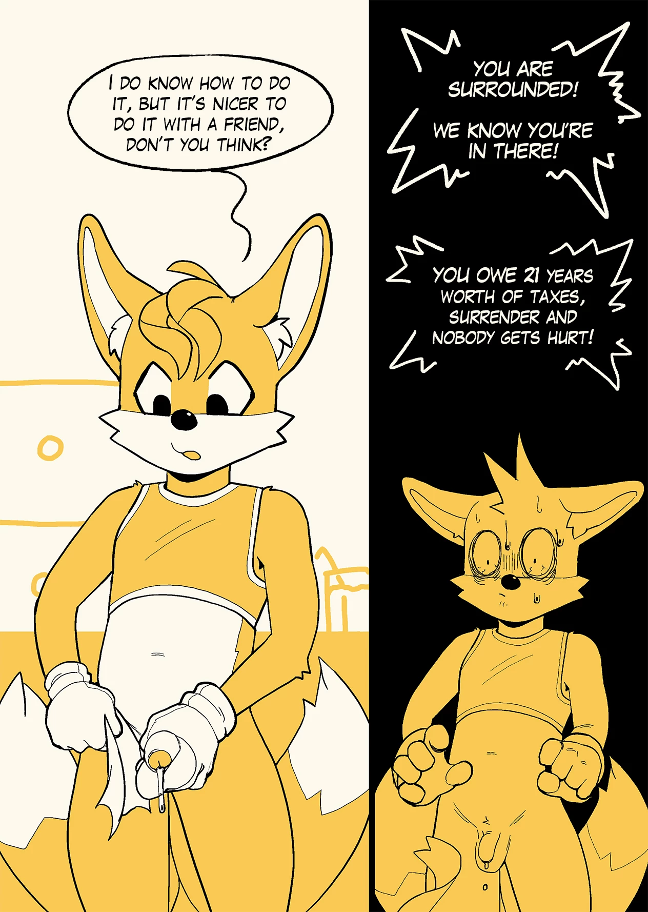 Three Tails porn comic picture 2