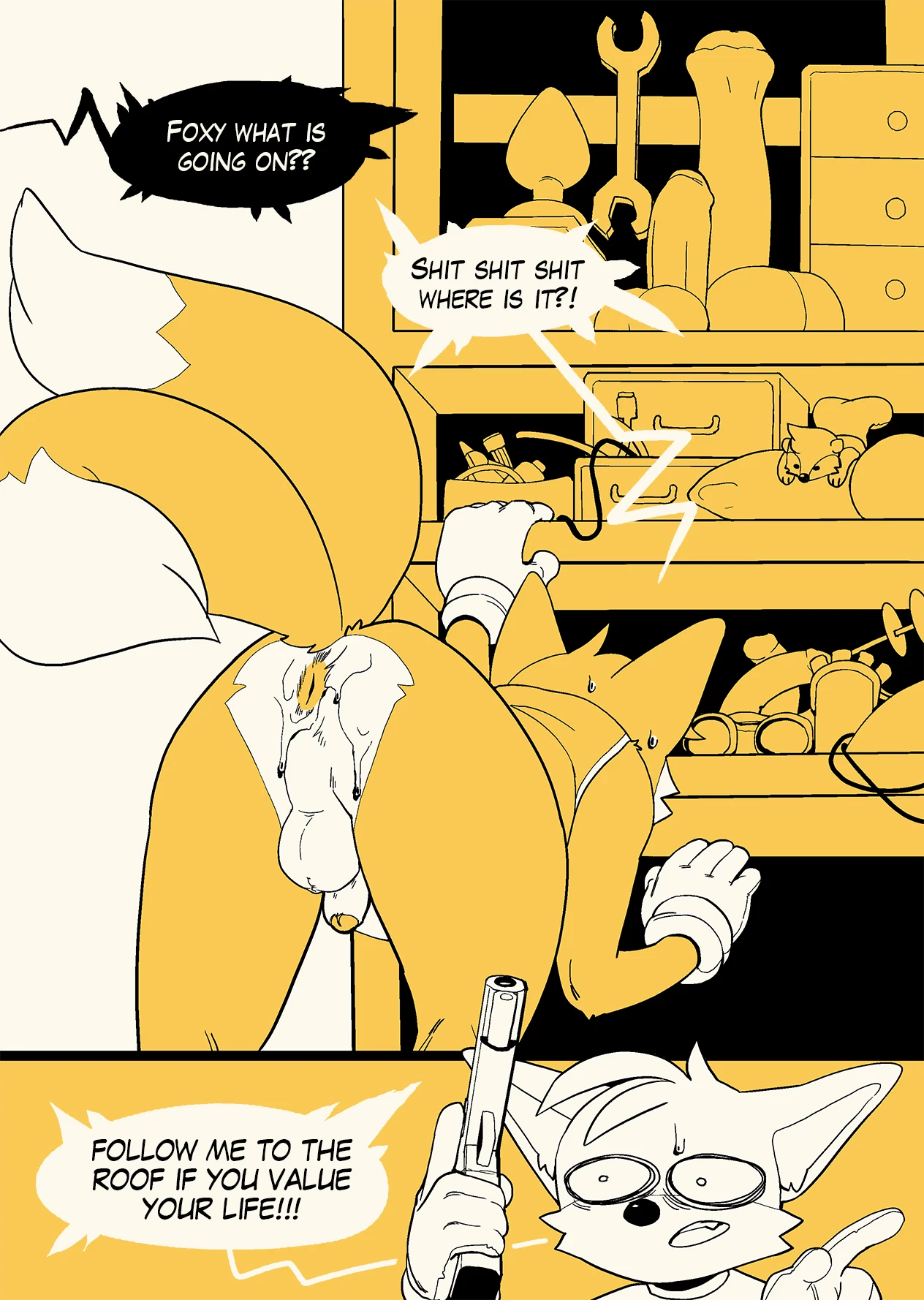 Three Tails porn comic picture 3