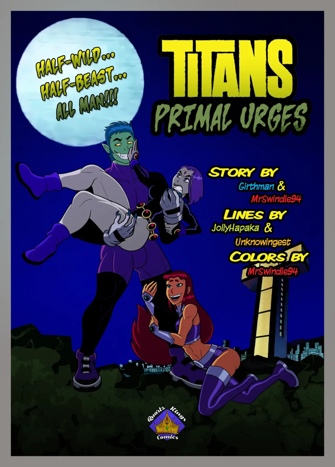 Titans:Primal Urges porn comic picture 1