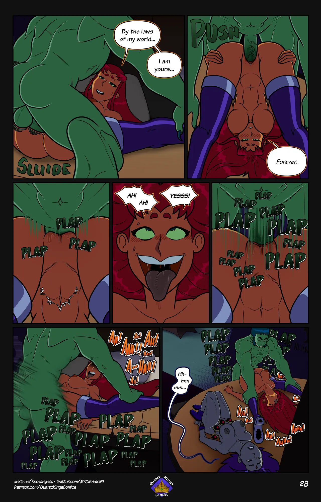Titans:Primal Urges porn comic picture 29