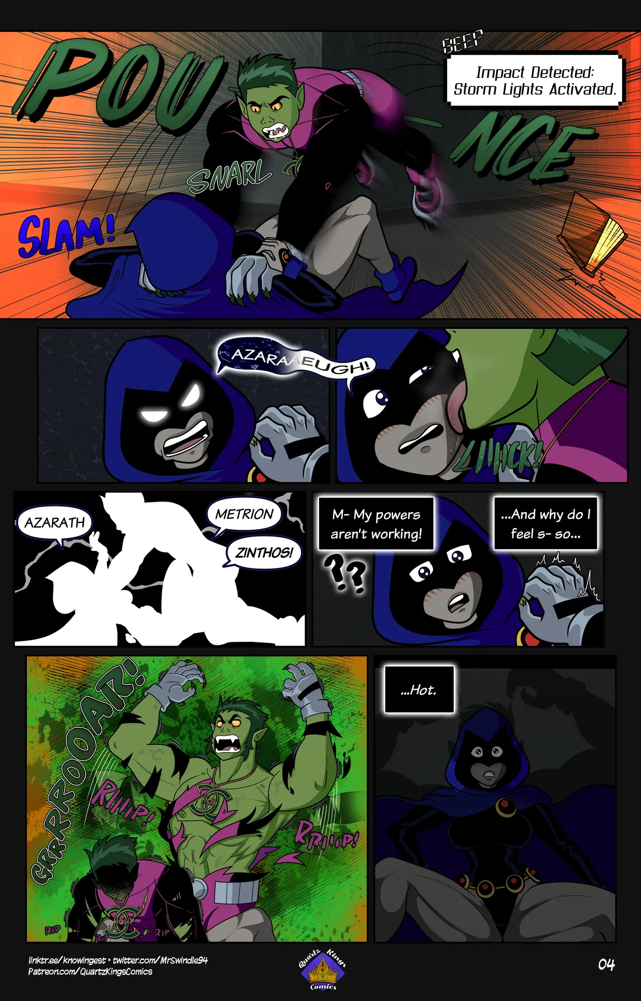 Titans:Primal Urges porn comic picture 5