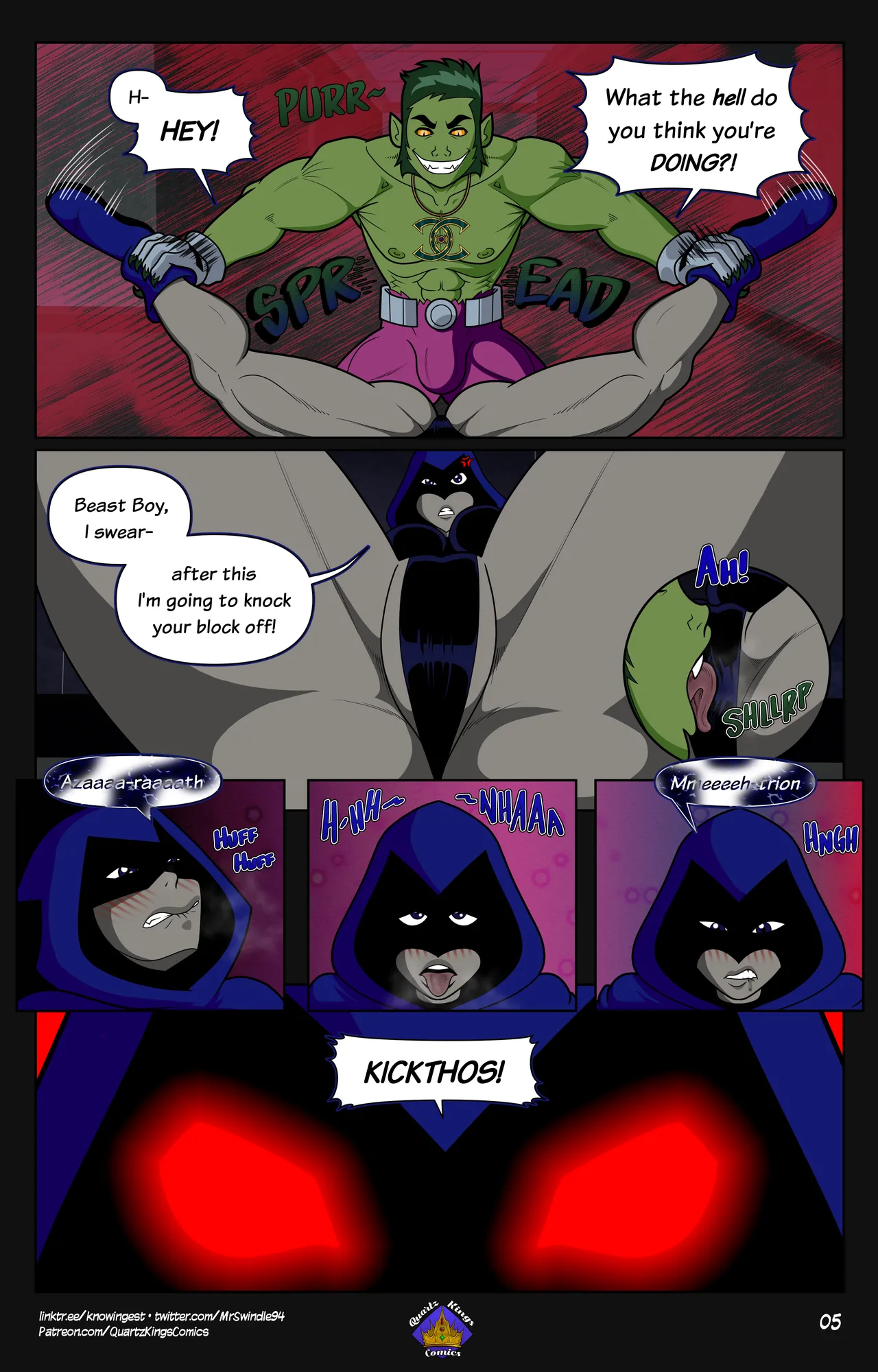 Titans:Primal Urges porn comic picture 6