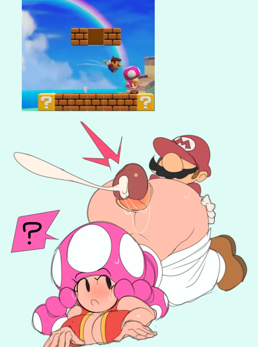 Toadette Sets porn comic picture 12