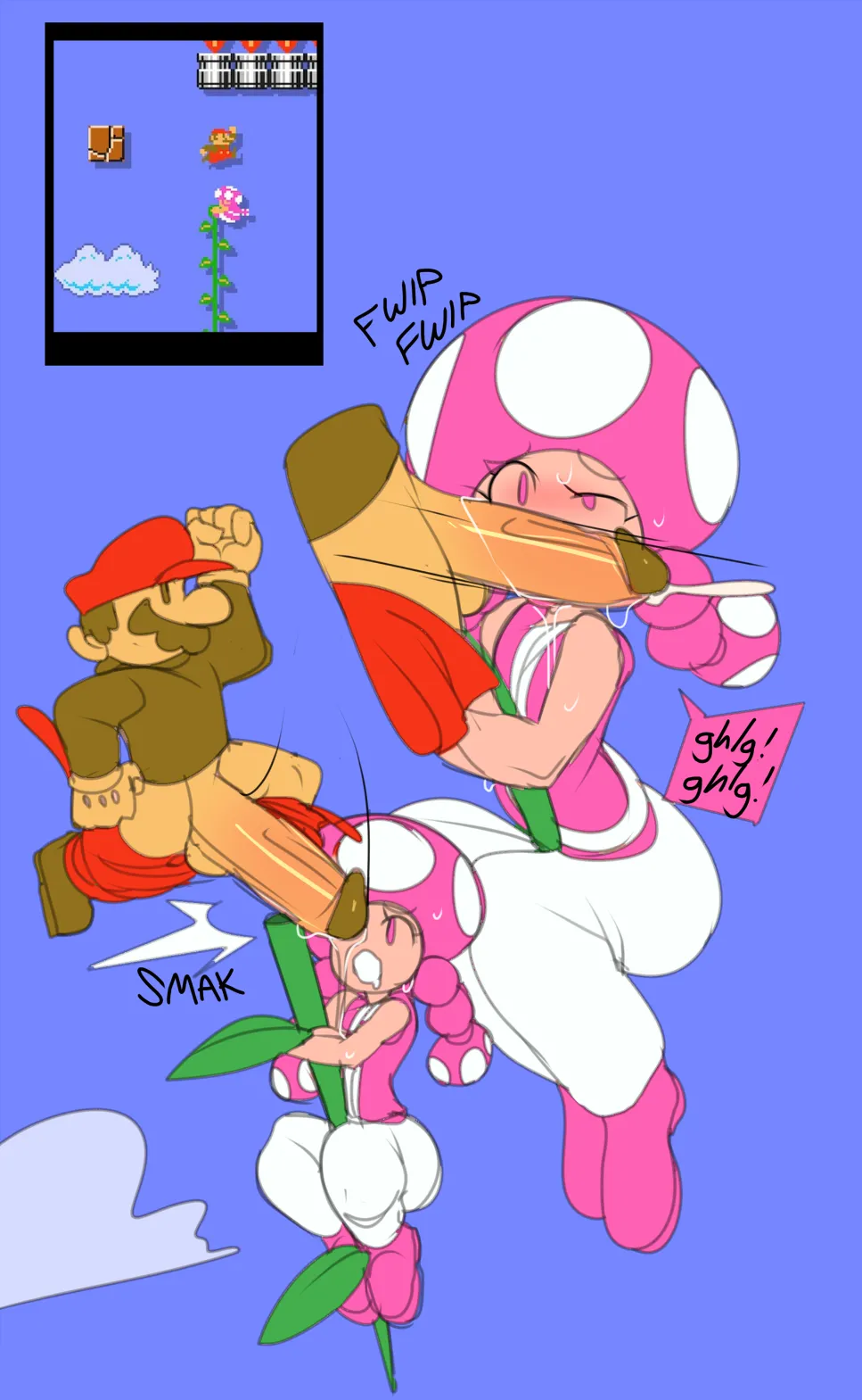 Toadette Sets porn comic picture 2