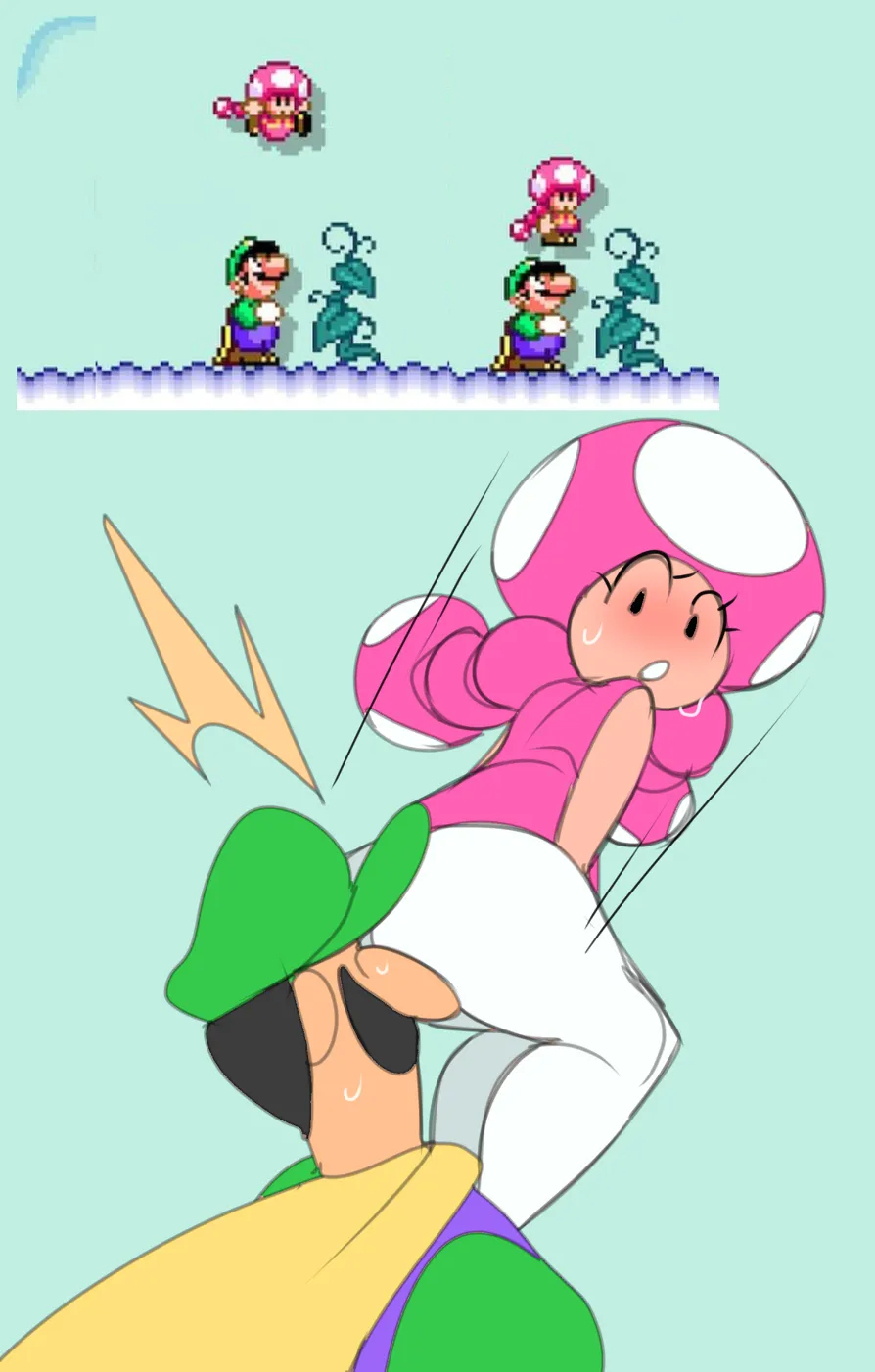 Toadette Sets porn comic picture 21