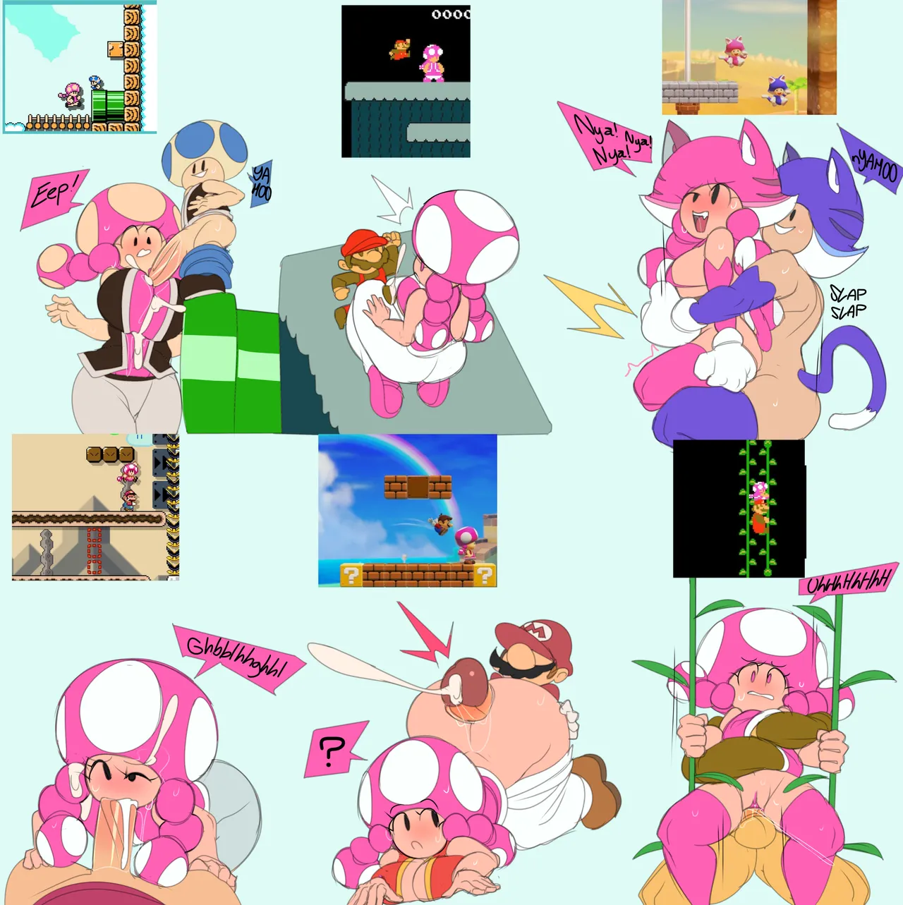 Toadette Sets porn comic picture 34