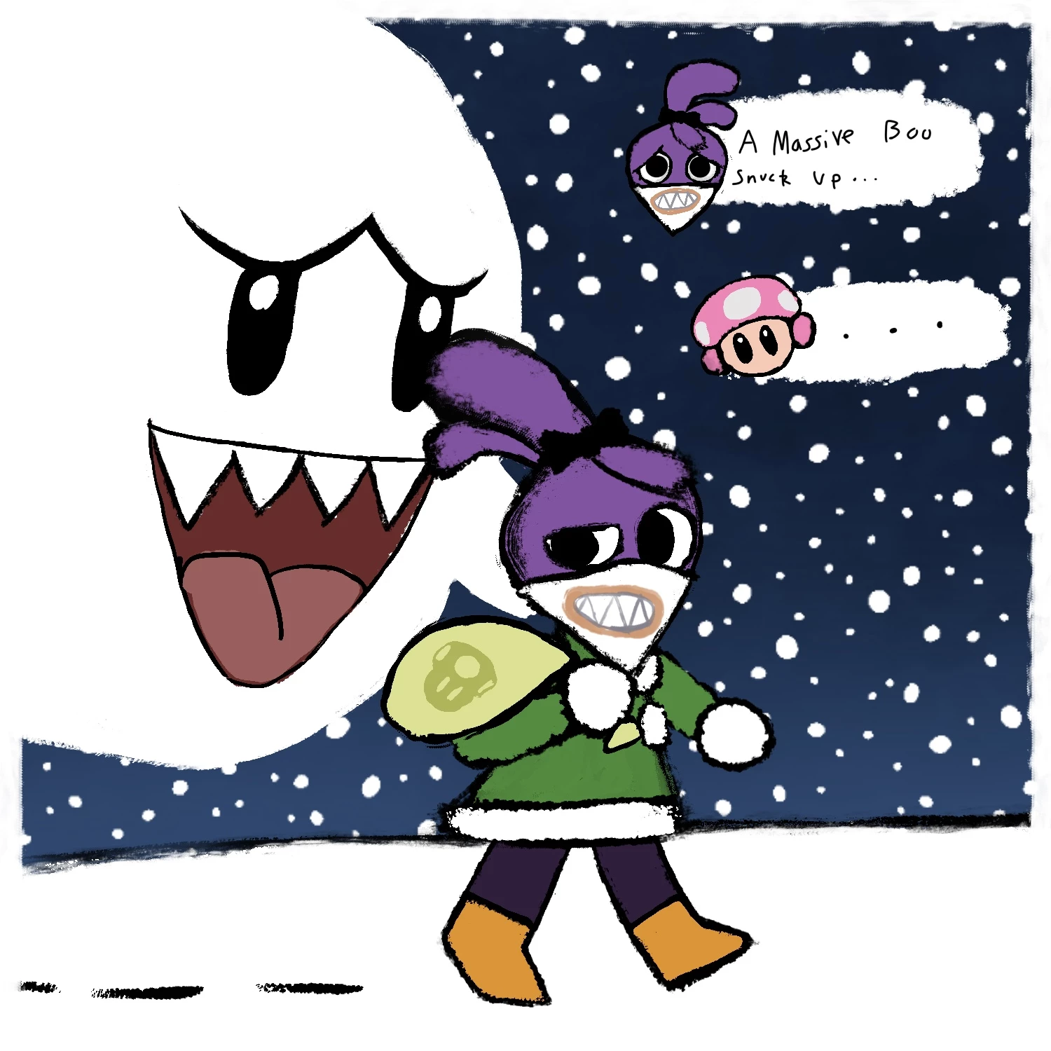 Toadette Strange Christmas porn comic picture 19