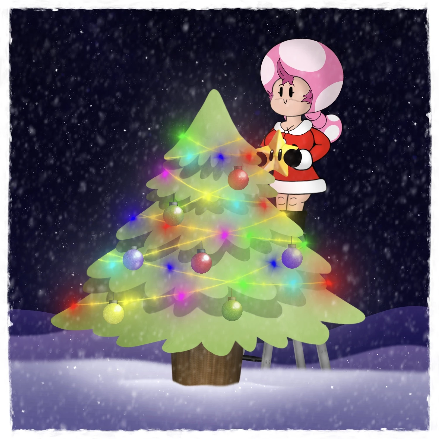 Toadette Strange Christmas porn comic picture 2