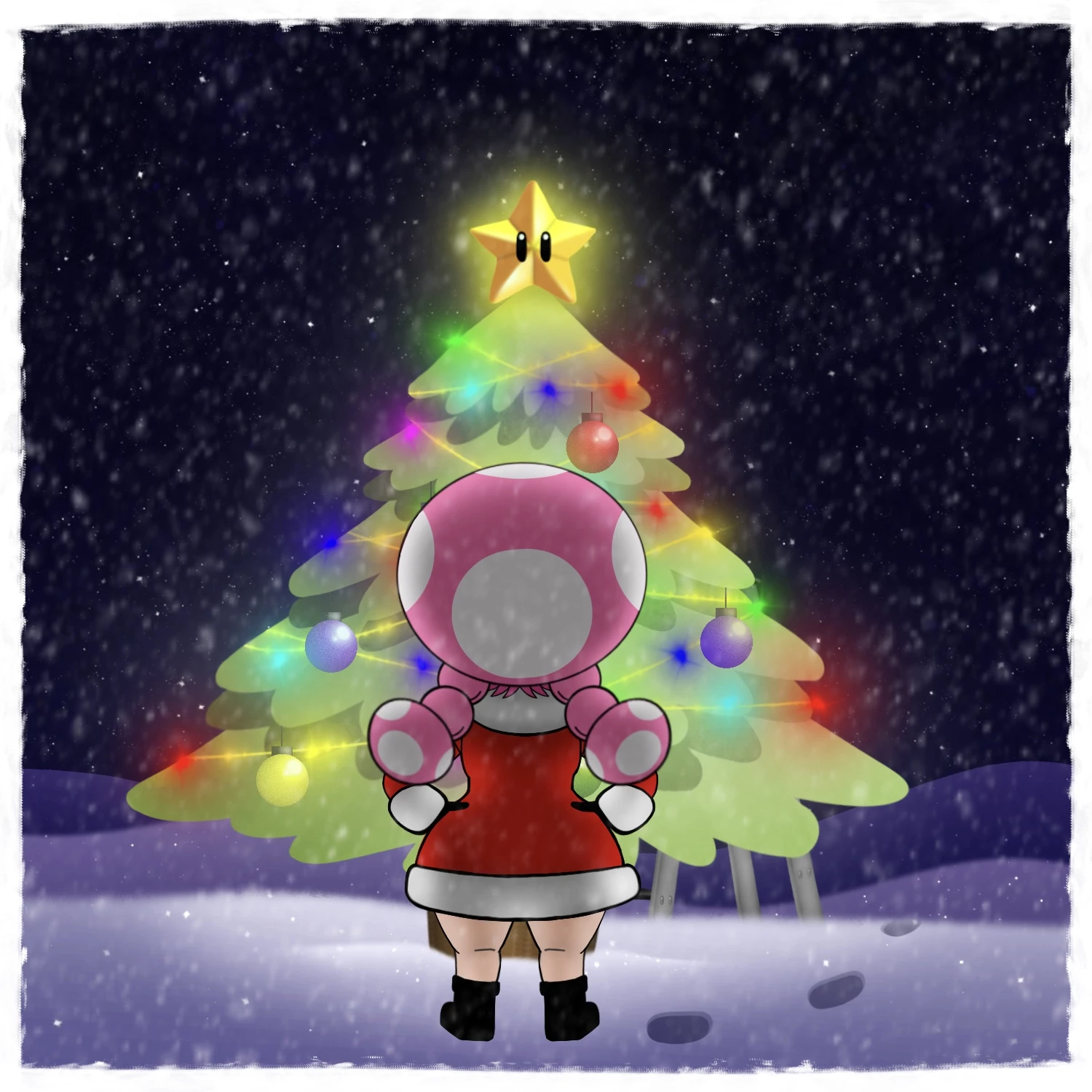 Toadette Strange Christmas porn comic picture 3
