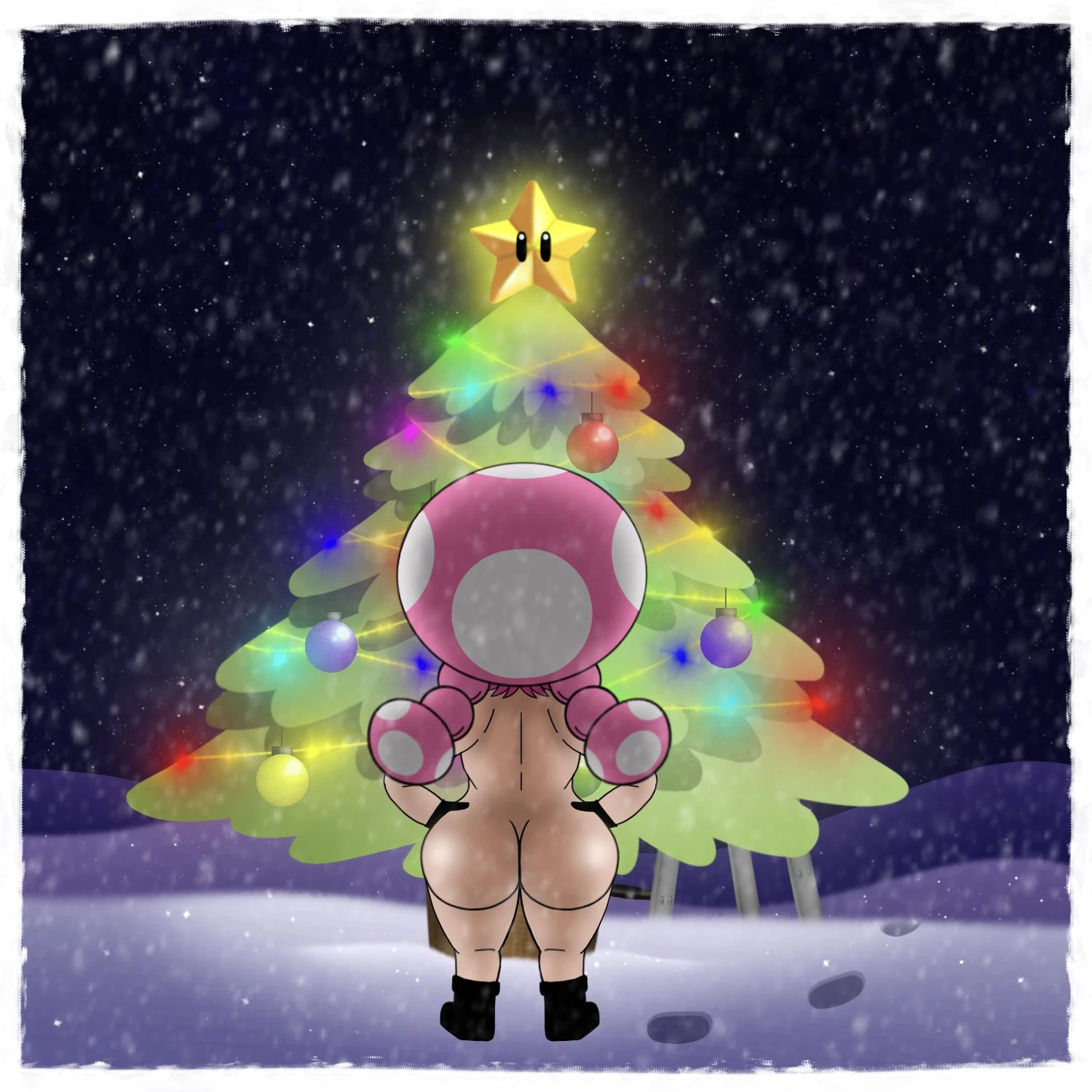 Toadette Strange Christmas porn comic picture 7