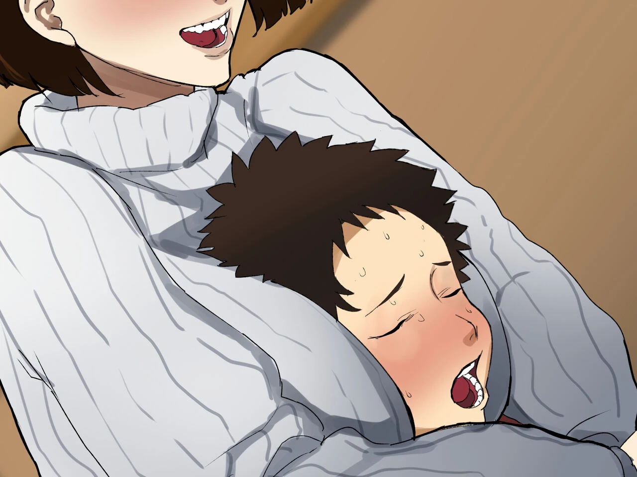 Toshikoshi Kinseki no Oba-chan-tachi to no Hitoyo porn comic picture 104