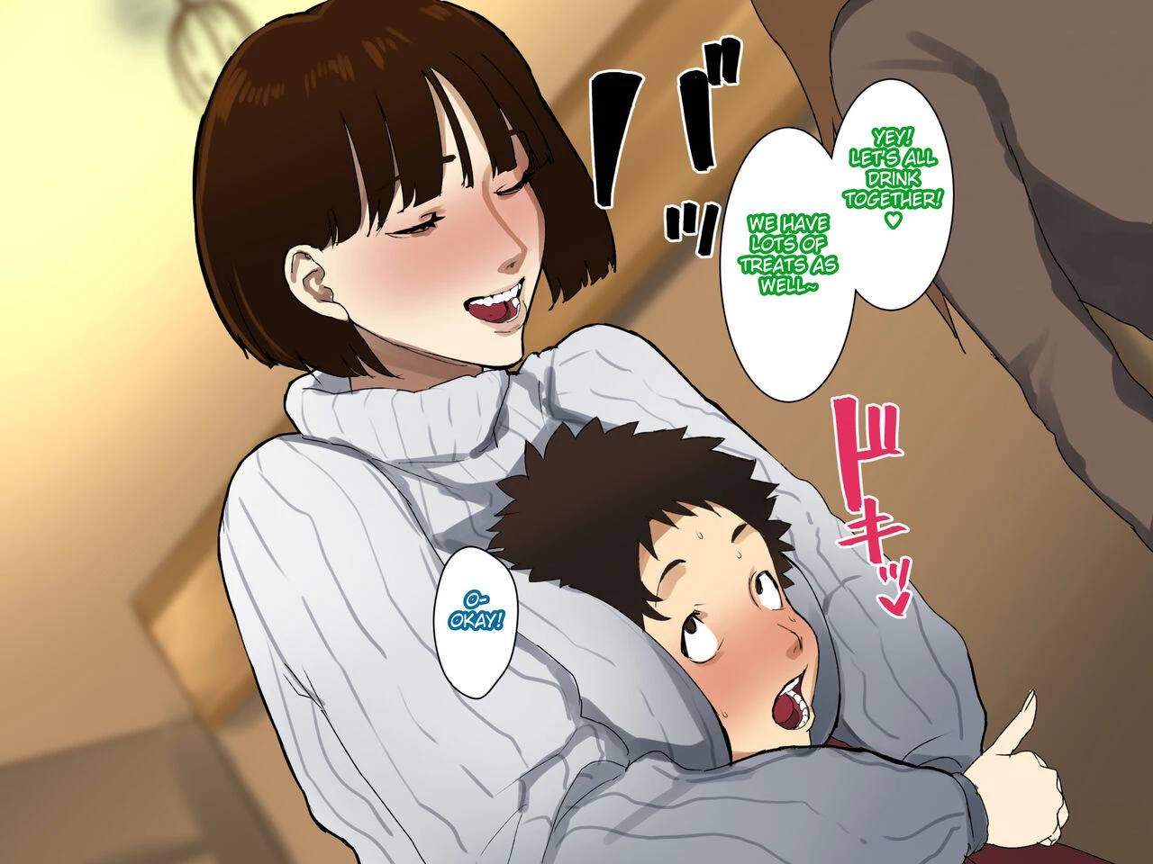 Toshikoshi Kinseki no Oba-chan-tachi to no Hitoyo porn comic picture 19
