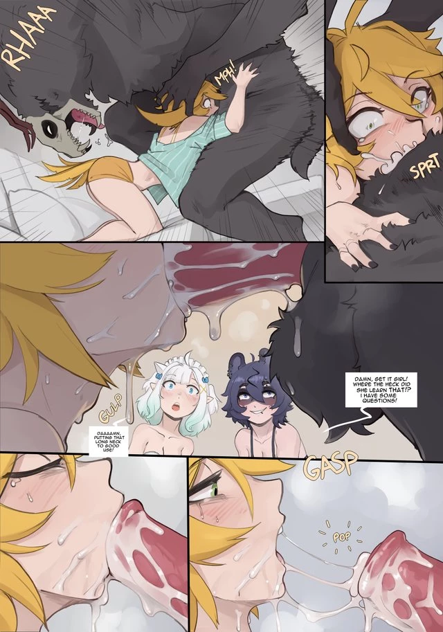 Trash horror night porn comic picture 10