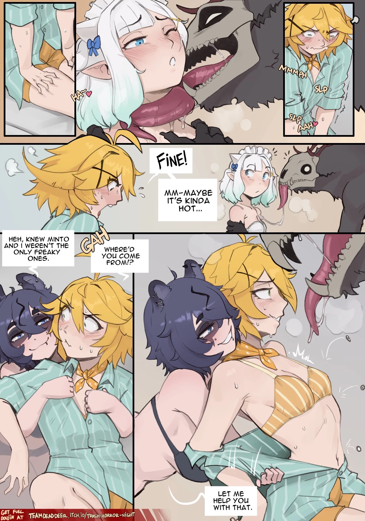 Trash horror night porn comic picture 8