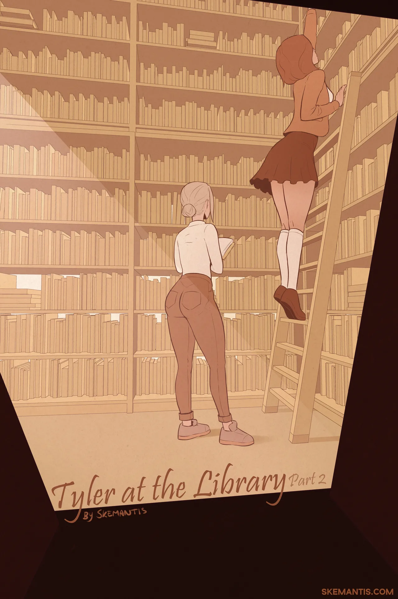 Tyler at the Library 2 porn comic picture 1