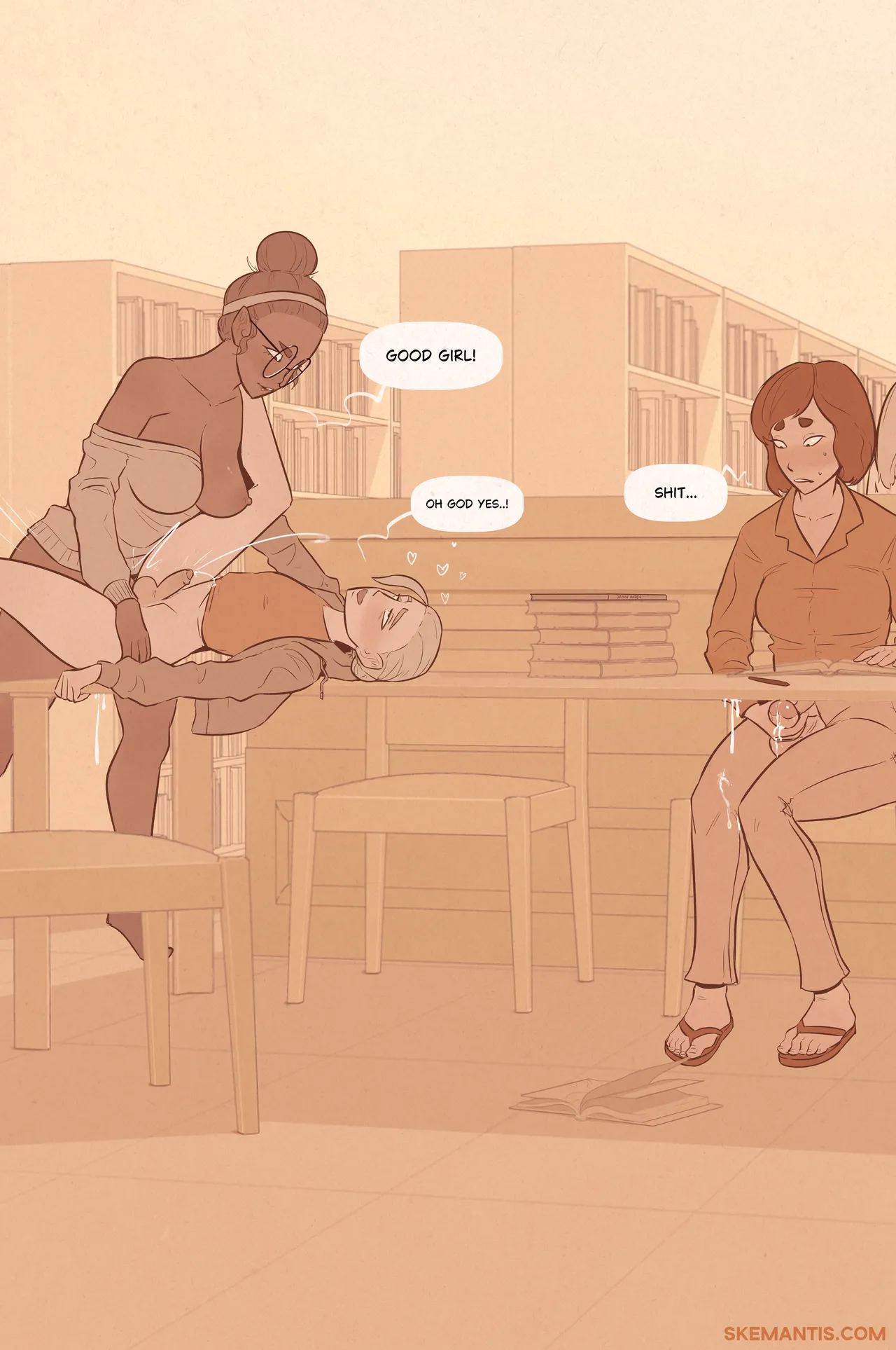 Tyler at the Library porn comic picture 19