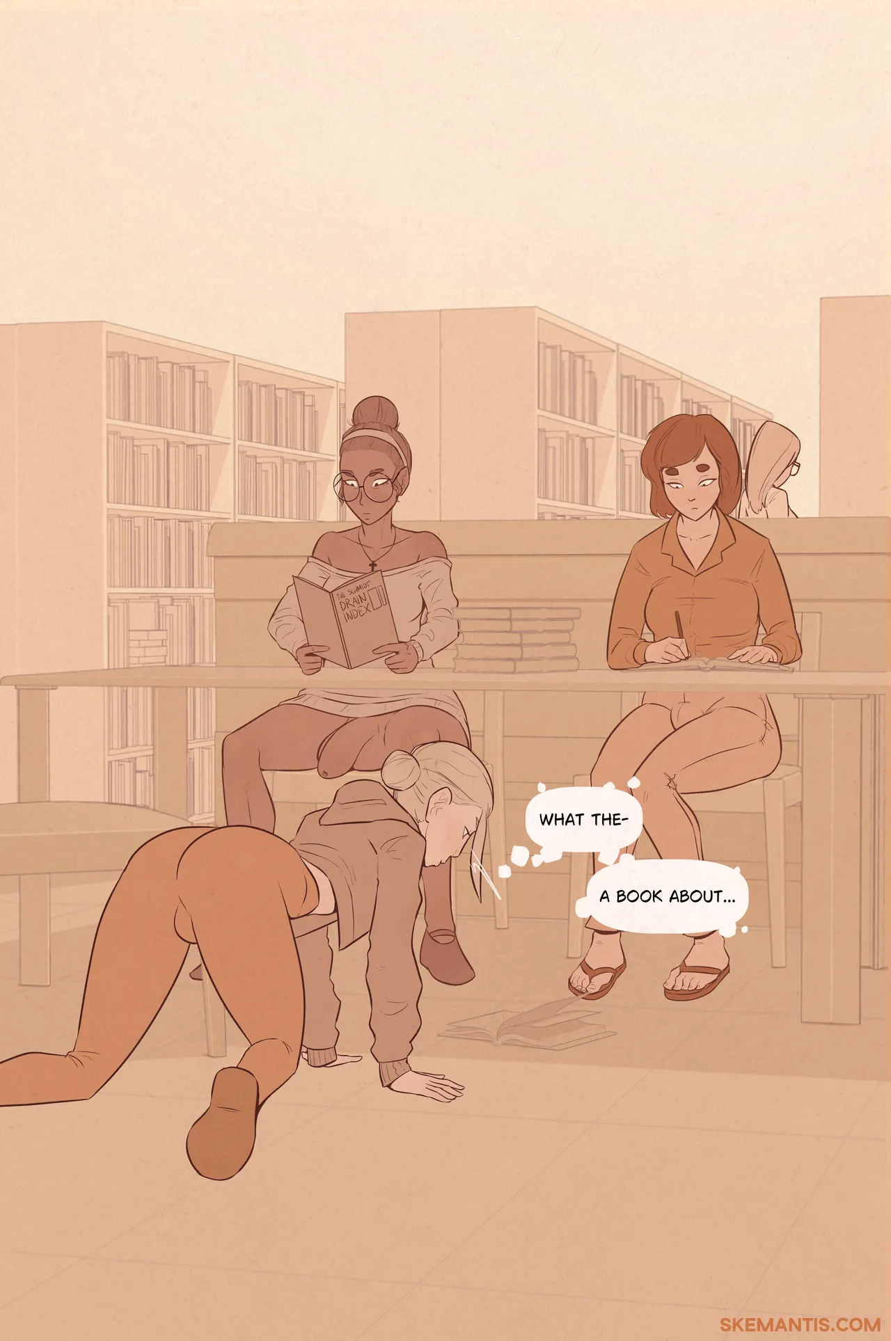 Tyler at the Library porn comic picture 2