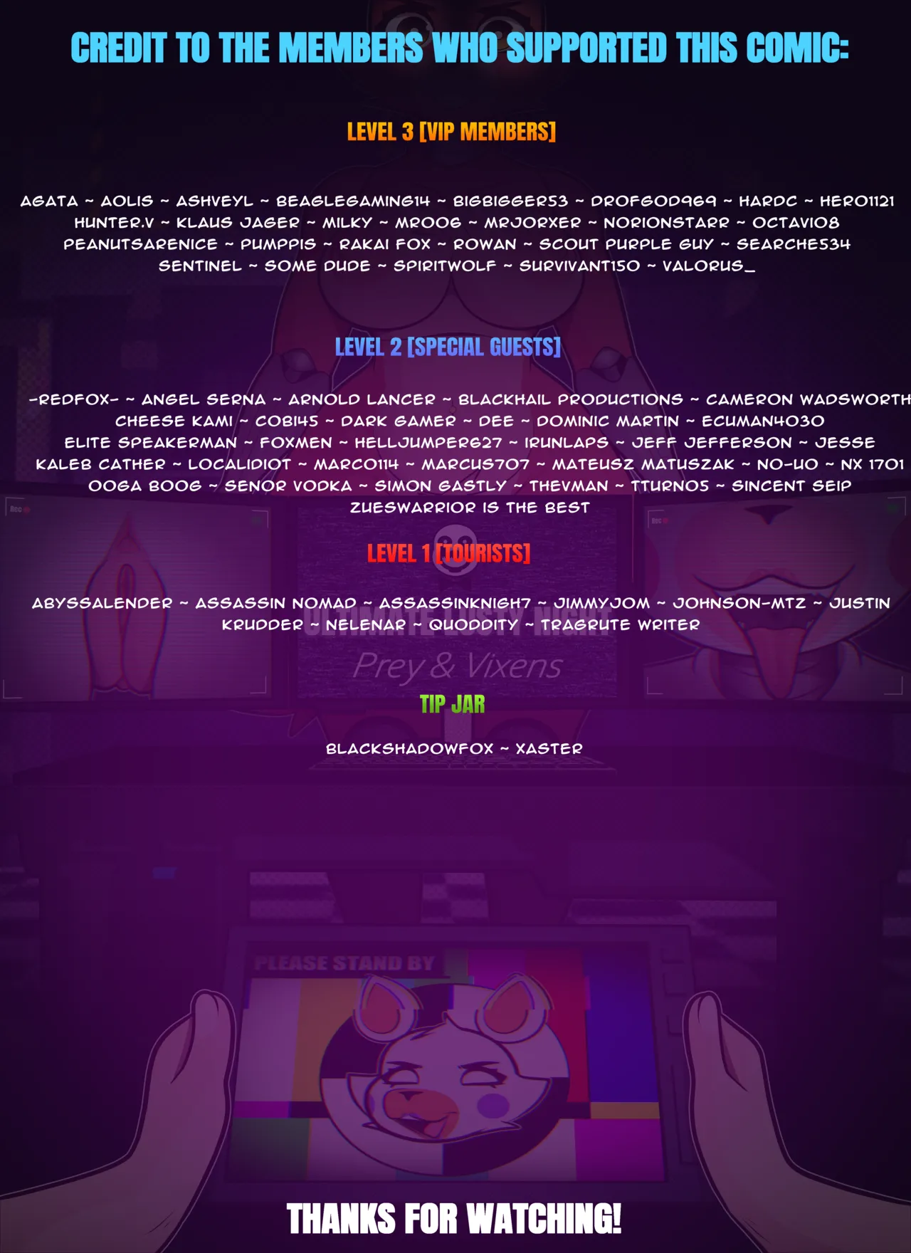 Ultimate Lusty Nights: Prey & Vixens porn comic picture 18