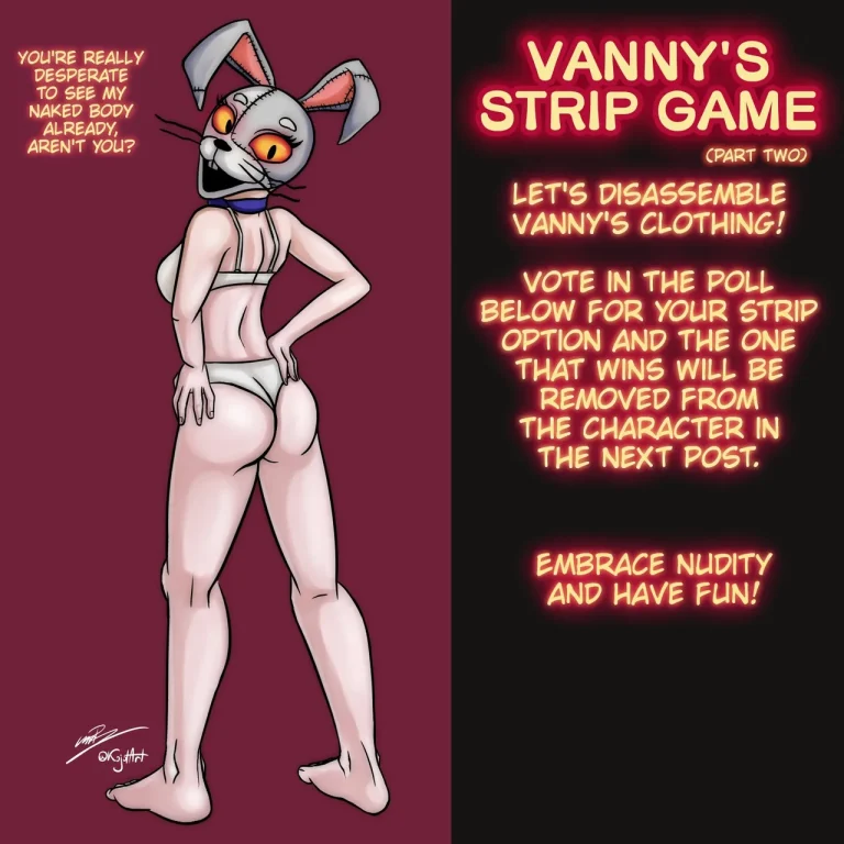 Vanessa's Stip and Sex Game porn comic picture 2
