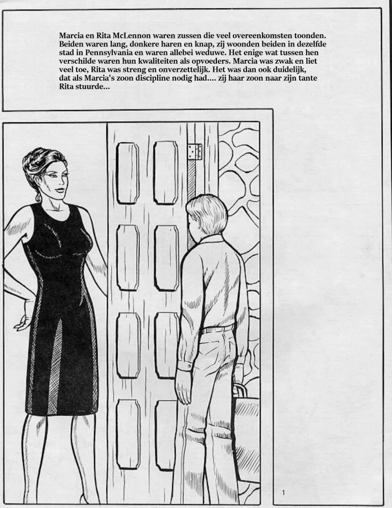 Visiting Aunt Rita [NL] porn comic picture 1