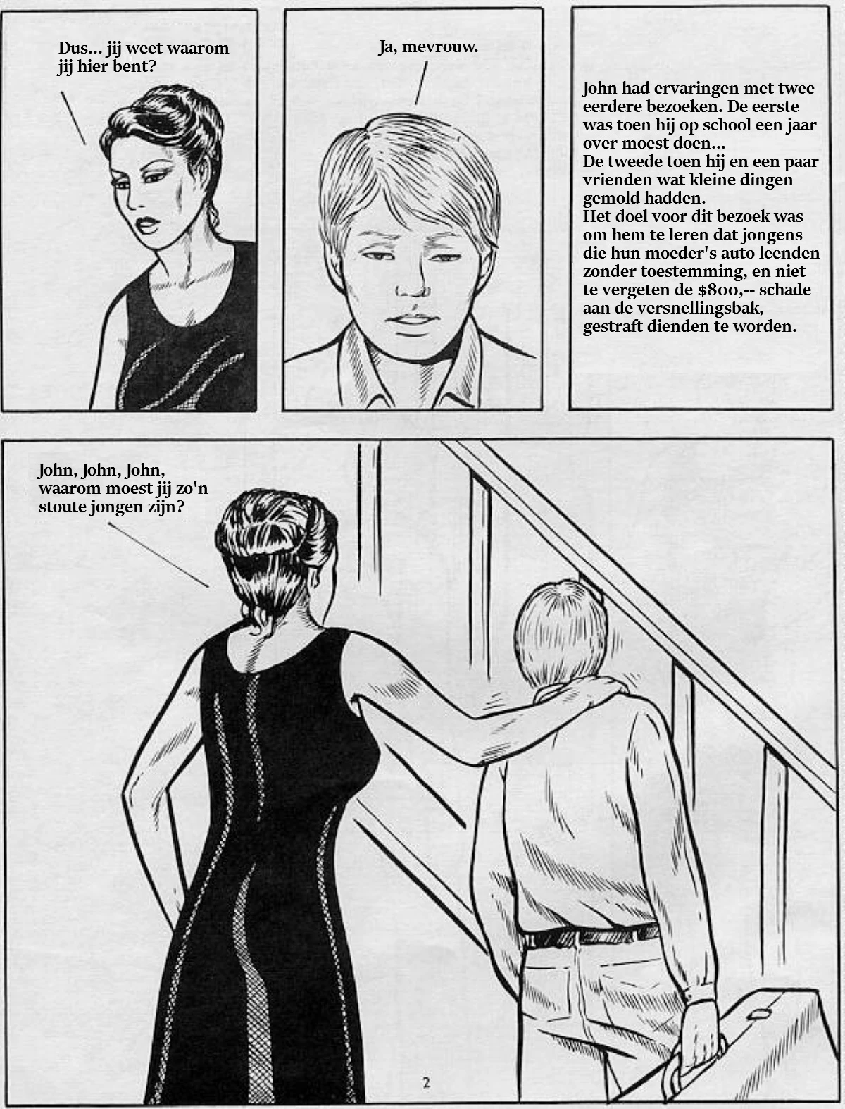 Visiting Aunt Rita [NL] porn comic picture 2