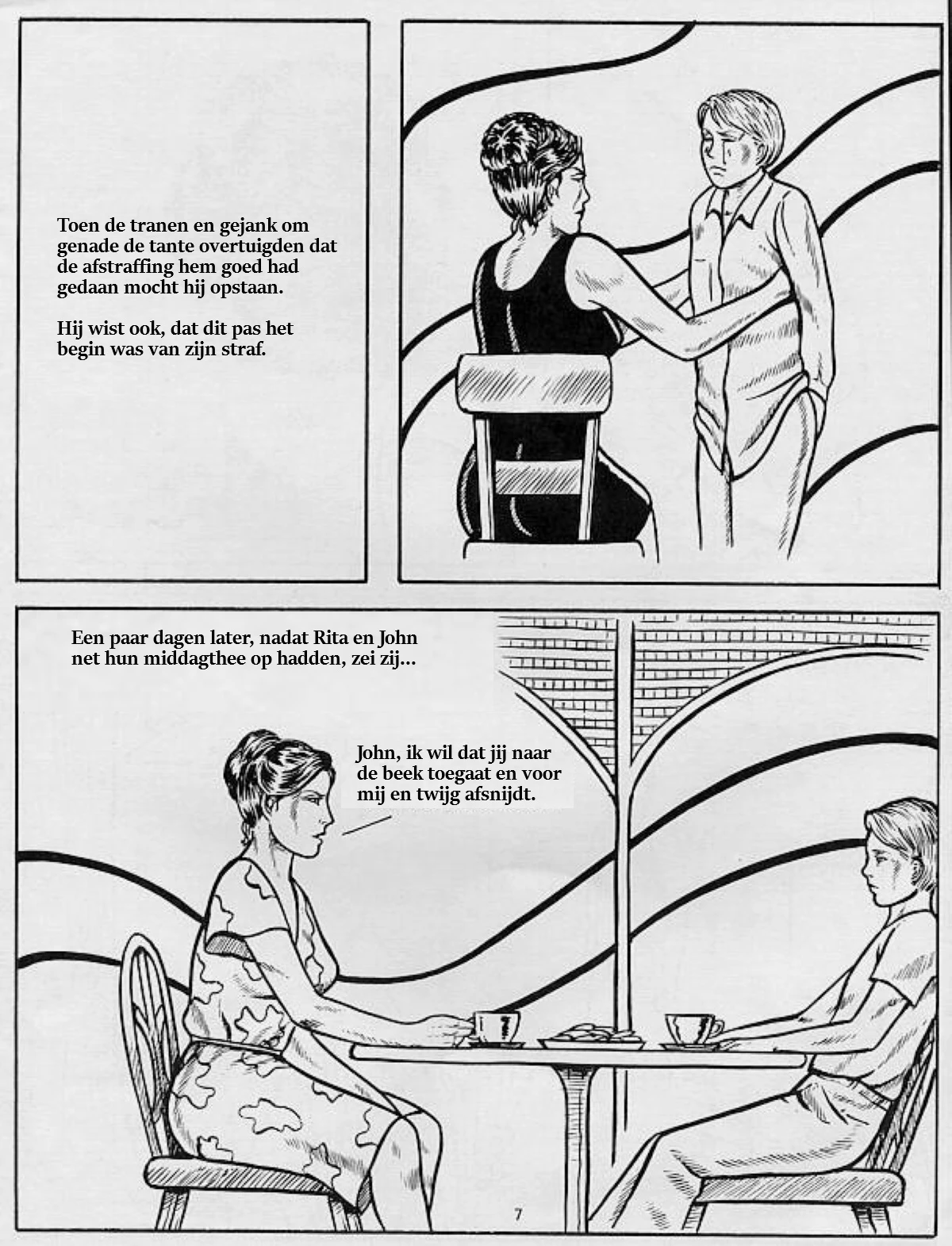 Visiting Aunt Rita [NL] porn comic picture 7