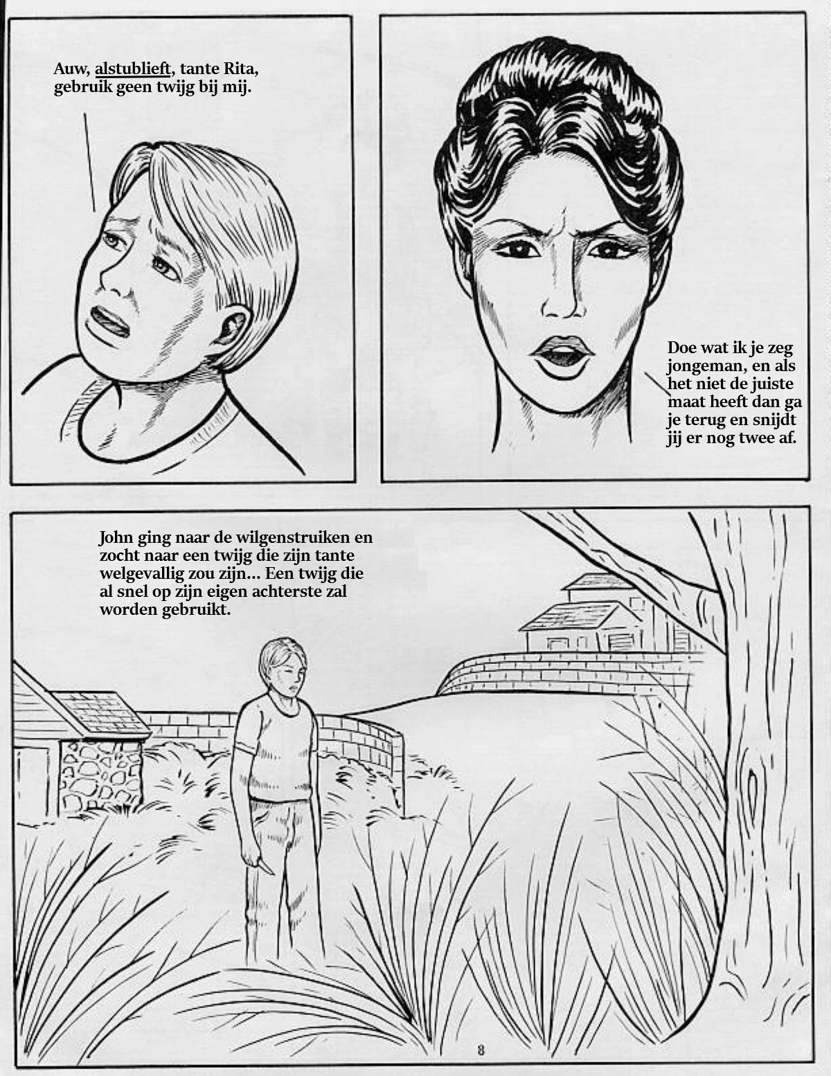Visiting Aunt Rita [NL] porn comic picture 8
