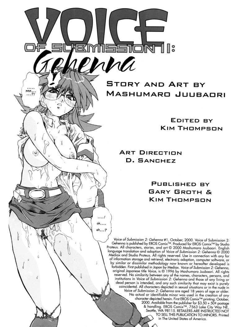 Voice of Submission 2 Gehenna #1 porn comic picture 2