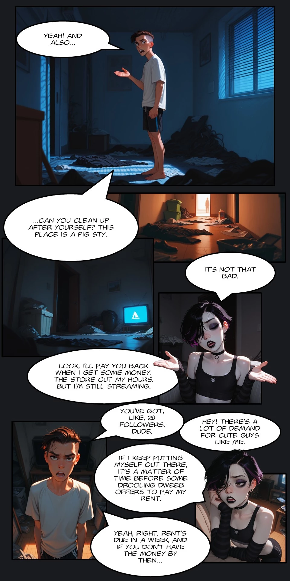 Wanted: Roommate porn comic picture 4