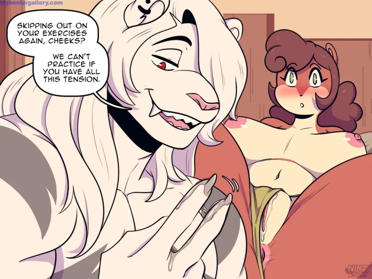 Warm-up porn comic picture 1