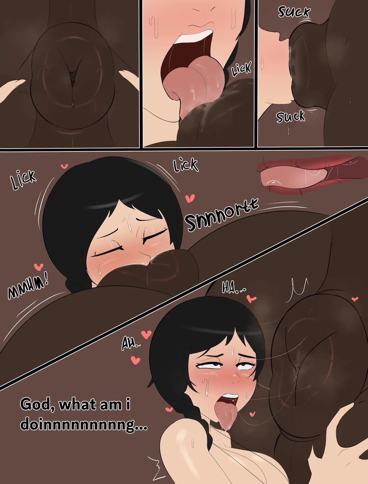 Wednesday and Wendy porn comic picture 18