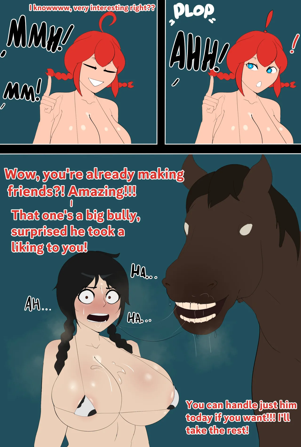 Wednesday and Wendy porn comic picture 8
