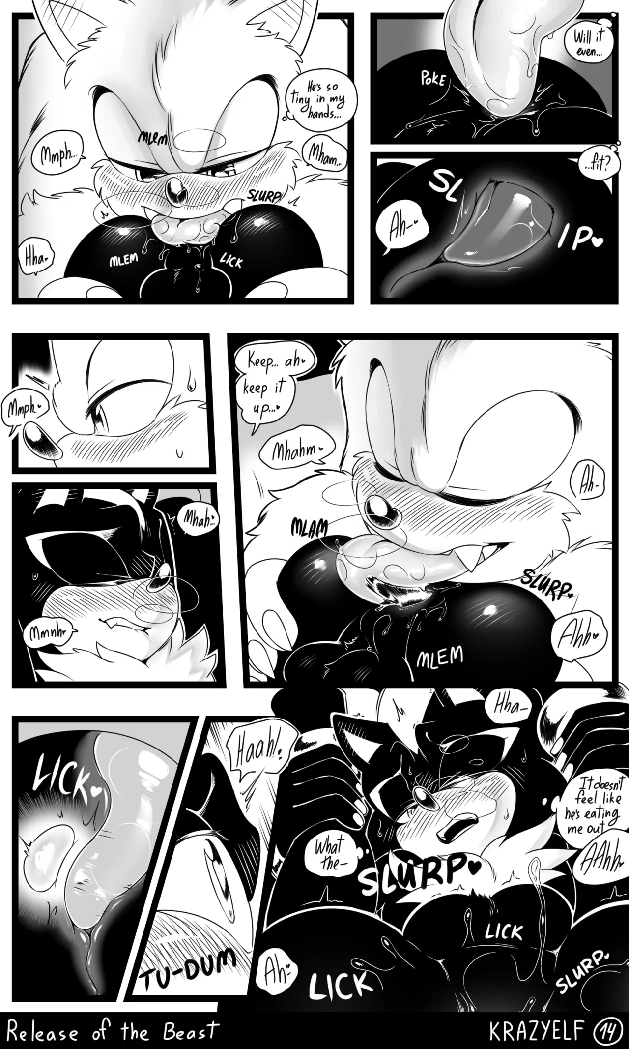 Weresonadow: Release of the Beast porn comic picture 15
