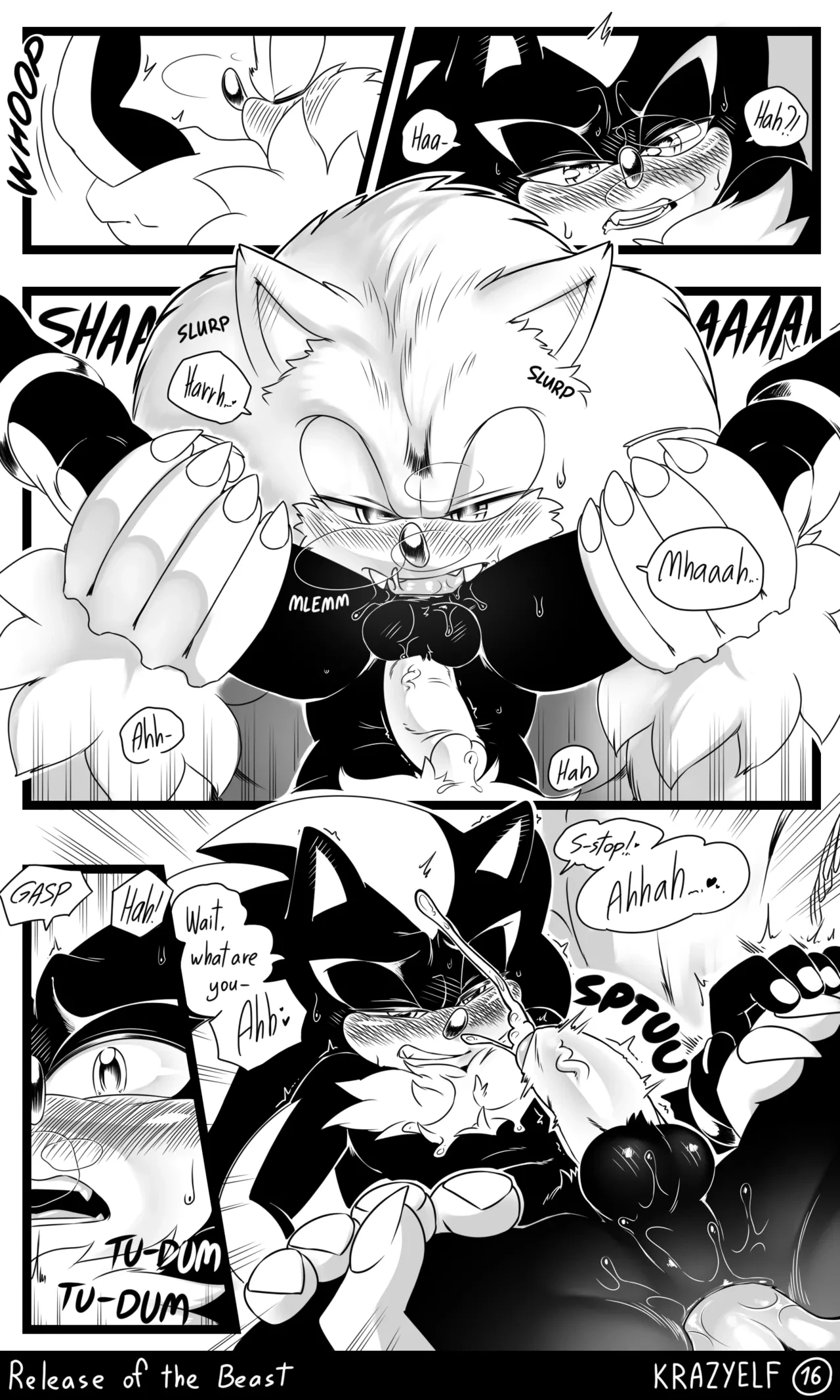 Weresonadow: Release of the Beast porn comic picture 17