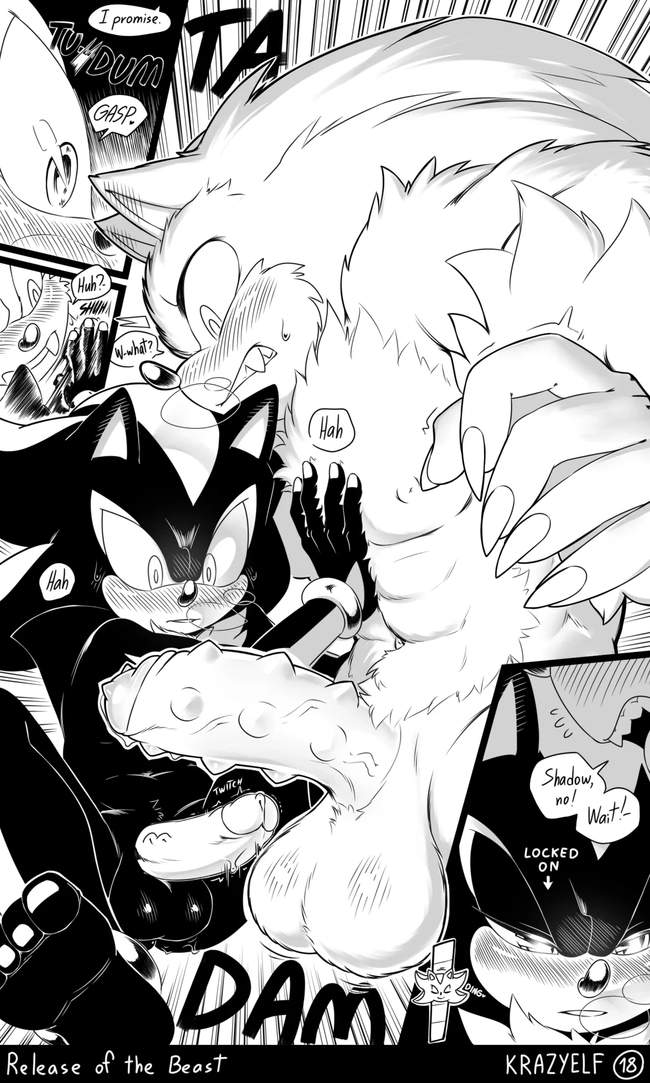 Weresonadow: Release of the Beast porn comic picture 19